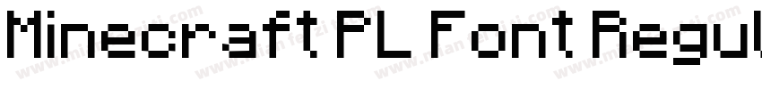 Minecraft PL Font RegularVersion 1字体转换